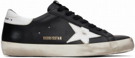 Black Super-star Sneakers In 80203 Black/white