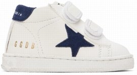 Baby Off-white June Sneakers In White/dark Blue 1035