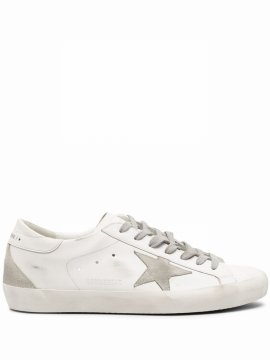 Super-star Leather Sneakers In Weiss