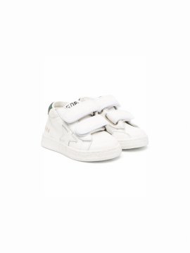 Babies' Super Star Touch-strap Sneakers In White