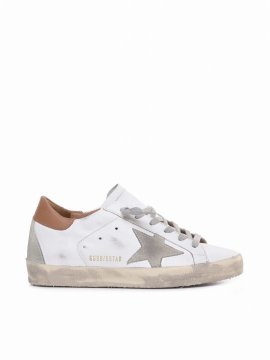 Super Star Sneakers In White/ice/light Brown