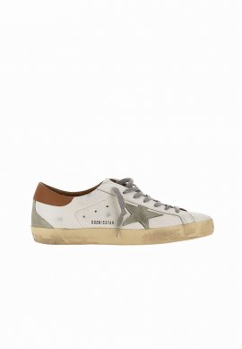 Super Star Classic Leather Sneakers In White/ice/light Brown