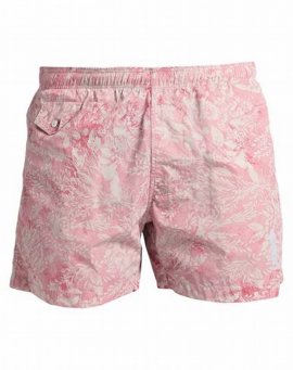 Deluxe Brand Man Beach Shorts And Pants Pastel Pink Size S Polyamide