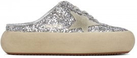 Silver Space-Star Sabot Sneakers