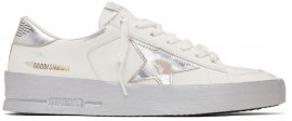 White & Silver Stardan Sneakers